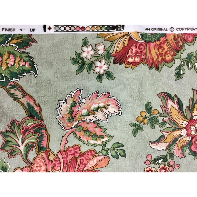 1980s Stanley King Studio Vat Dye Screen Print Upholstery Fabric For Sale - Image 5 of 7