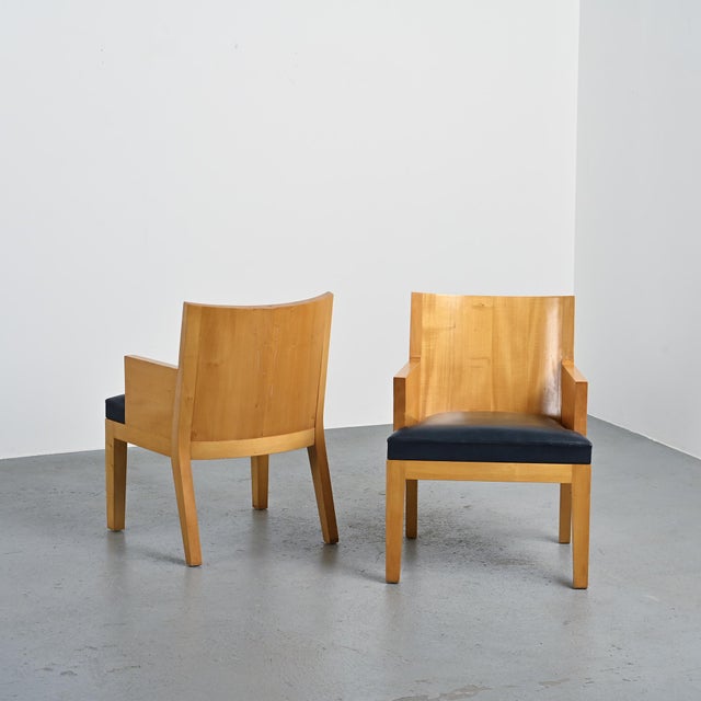 Stall Armchairs by Christian Liaigre, 1990, Set of 2 For Sale - Image 4 of 16