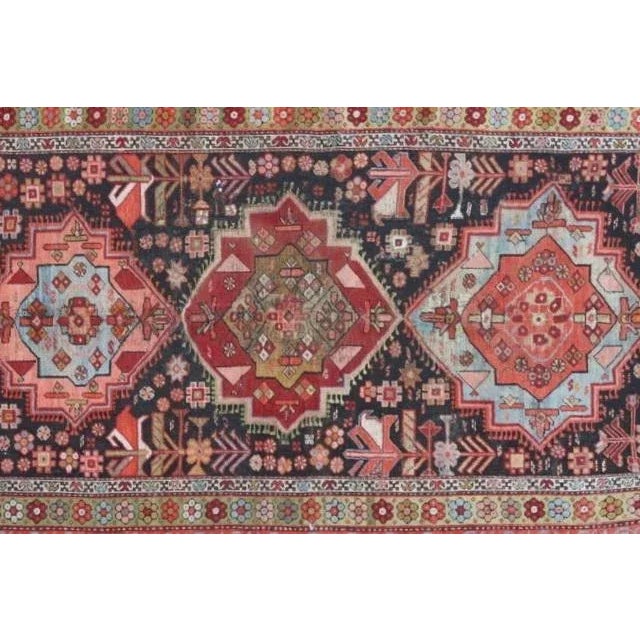 Persian 1910s Vintage Bakhshaish Rug For Sale - Image 3 of 8
