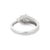 18k White Gold Emerald Sapphire & Diamond Cluster Panther Ring Size 7 For Sale - Image 9 of 16