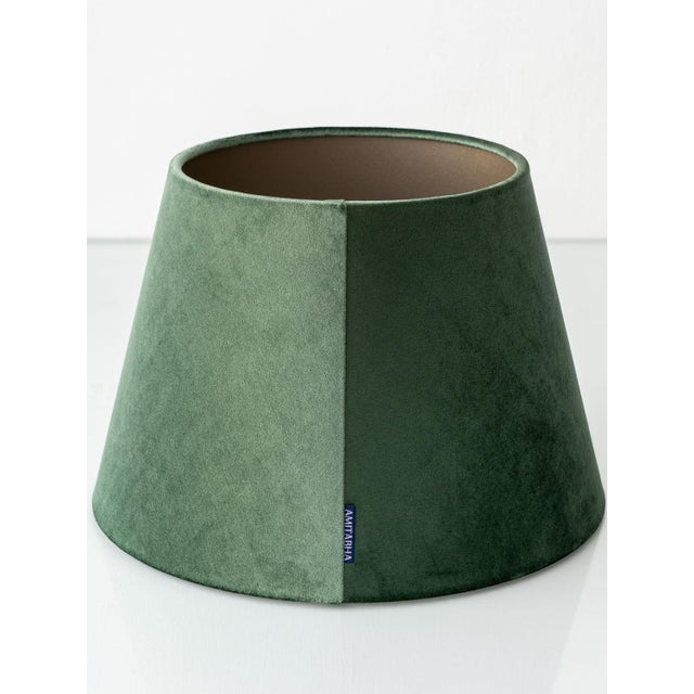 Vintage Delft Chinoiserie Table Lamps with Velvet Shades from Royal Tichelaar Makkum, 1940s-1960s, Set of 2 For Sale - Image 11 of 16