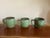 Vintage Mid-Century Green Drip Glaze Frankoma Stoneware Mug Set – Set of 3 For Sale - Image 4 of 4