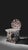 Marlene Chair in Epoxy Resin and Leather Fragments by Wedo For Sale - Image 4 of 8