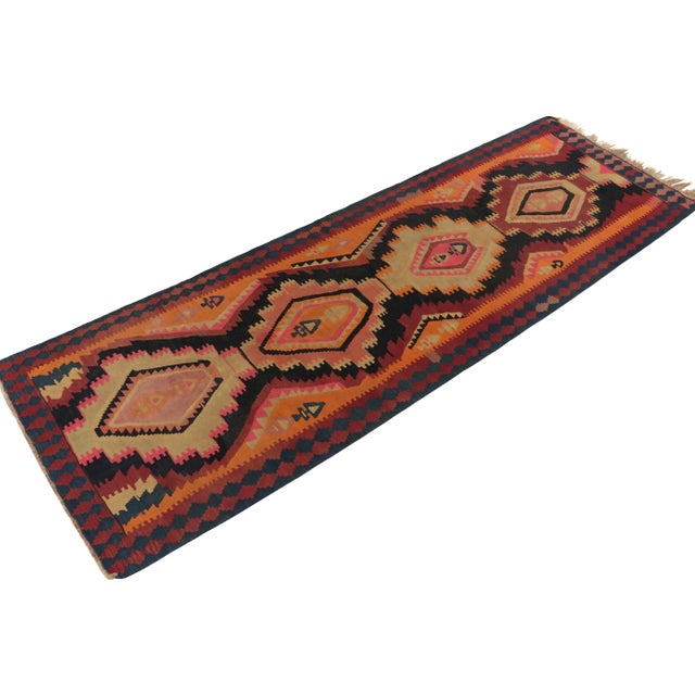 Handwoven in wool, this antique Kilim is the latest unveiling from R&K Principal Josh Nazmiyal’s coveted treasure of...