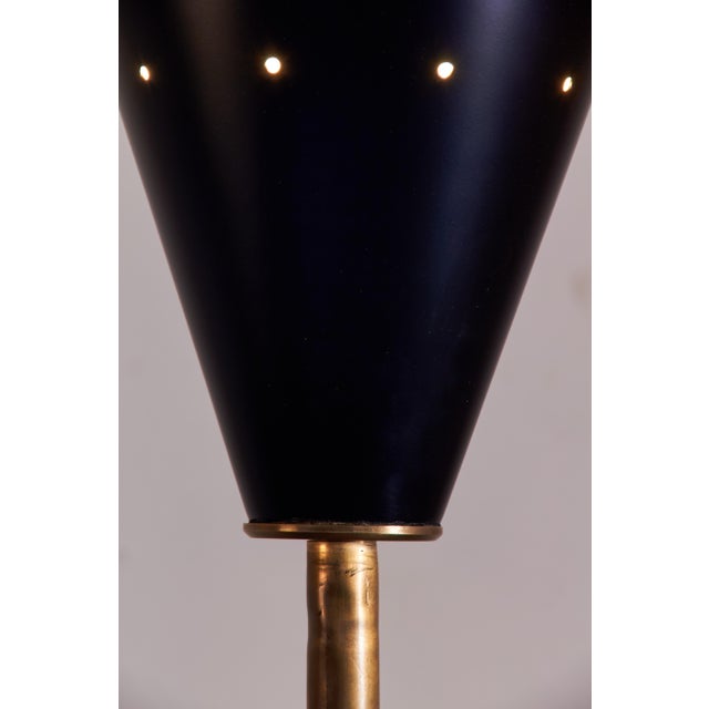 Mid-Century Brass and Marble Floor Lamp attributed to Ostuni for Oluce, 1950s For Sale - Image 6 of 13