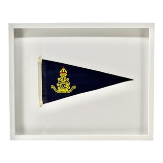 Vintage Royal Hong Kong Yacht Club Burgee, Flag, Pennant For Sale