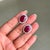 Art Deco Vintage 14k White Gold Ruby 18.91ct & Diamond 2.3ct Stud Earrings- A Pair For Sale - Image 3 of 15