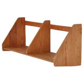 Large Wall Shelf in Pinewood by Hans J. Wegner for Ry Mobler, 1954 For Sale