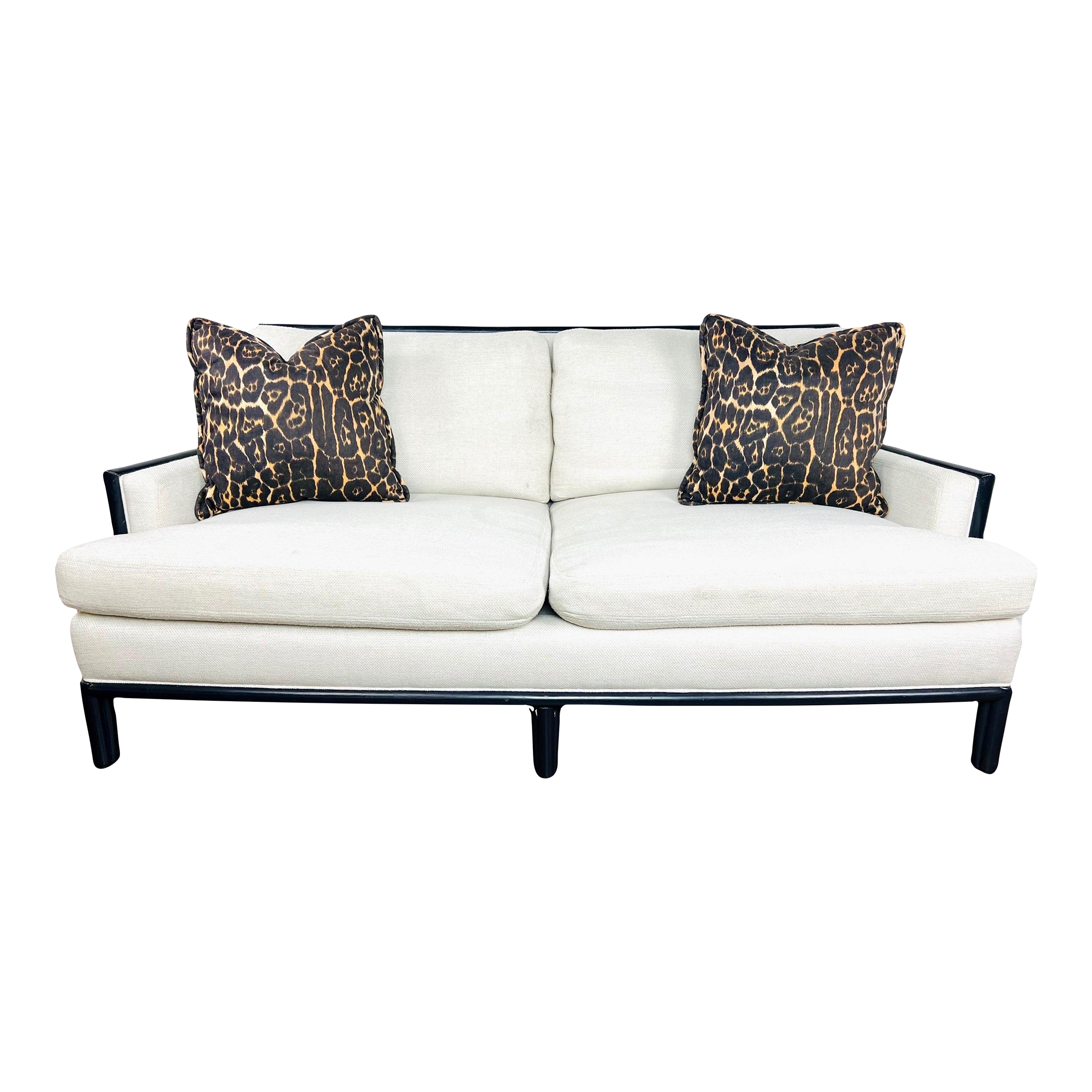 Barbara Barry for McGuire Box Back Sofa Chairish