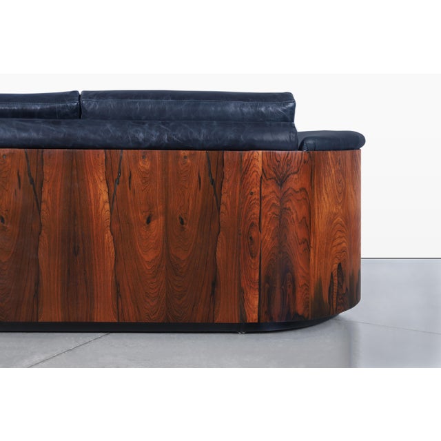 Mid-Century Modern Brazilian Rosewood Sofa by Selig For Sale - Image 13 of 13