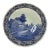 Vintage Delfts Boch Belgium Blue Windmill Holland Charger Plate For Sale