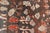 Square Antique Persian Malayer Rug With a Brown Field and Stylized Floral Design 11 X 13 For Sale - Image 11 of 18
