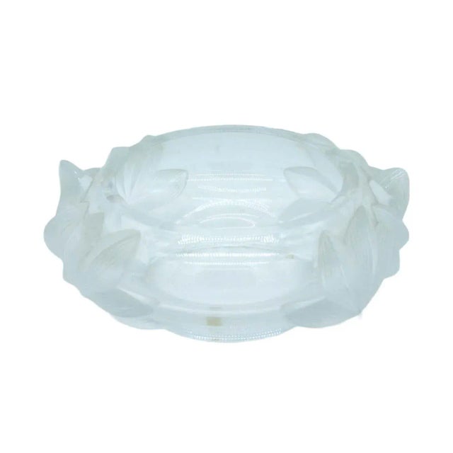 Art Deco Mid 20th Century Lalique Crystal Centerpiece For Sale - Image 3 of 9