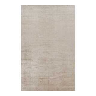 Rug & Kilim’s Oversized Contemporary Textural Solid Rug in Beige Tones - 10x16 For Sale