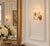 Vintage Parisian Bubbled Glass Ball Wall Sconce Decorative Beads For Sale In Pittsburgh - Image 6 of 6