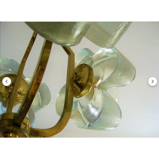 Mid-Century Modern Brass Pendant Light by Simon & Schelle, 1960s For Sale - Image 3 of 9