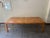 Wonderful Milo Baughman style burl wood Parsons extension dining table manufactured by Lane furniture. Featuring clean...