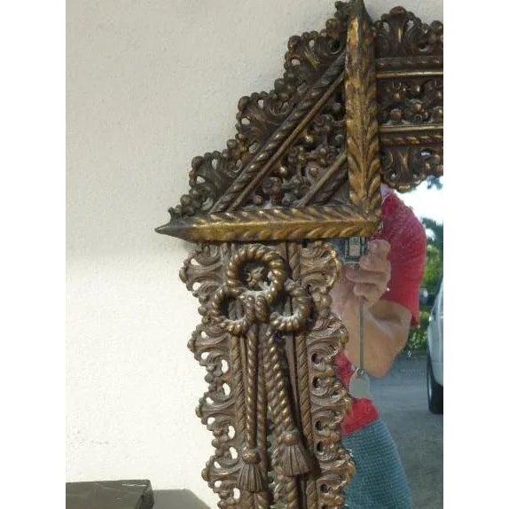 Metal 1920's Antique French Wrought Iron Vanity For Sale - Image 7 of 12