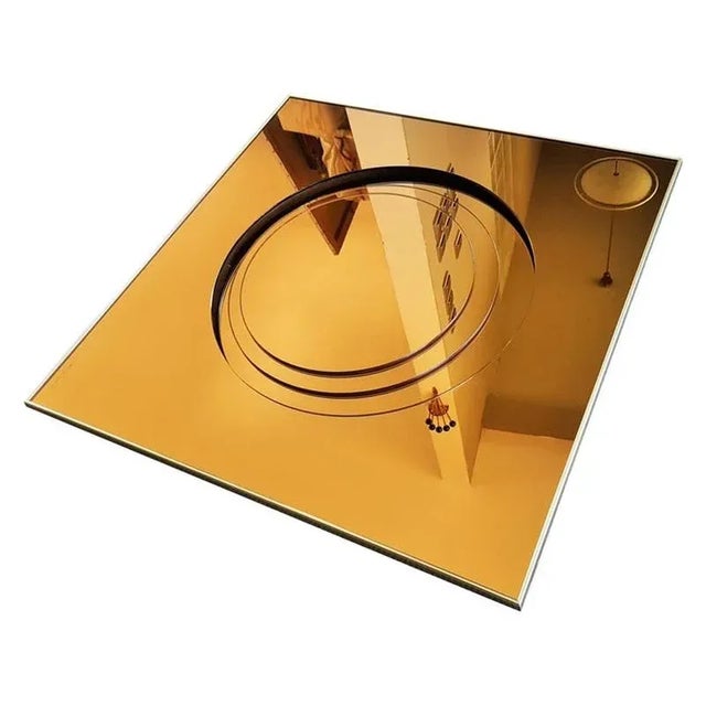 Italian Bronze Mirror by Giannoli, 1960s For Sale - Image 16 of 18