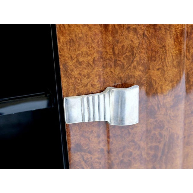 Wood French Art Deco Nightstands, Set of 2 For Sale - Image 7 of 11