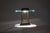 Modern Robert Sonneman for George Kovacs 1980s Post Modern Brass and Glass Desk Lamp For Sale - Image 3 of 8