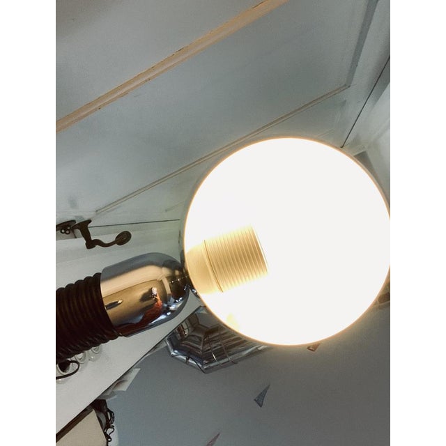 Vintage Italian Chrome Table Lamp by Bellini for Targetti, 1970 For Sale - Image 14 of 18