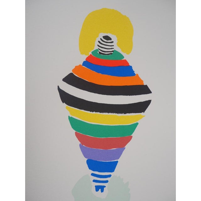 After Sonia Delaunay, Abstract Composition, 1994, Lithograph, Set of 4 For Sale - Image 9 of 18