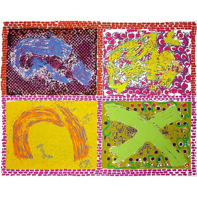 1980s Nancy Graves "Untitled" Serigraph For Sale - Image 5 of 5