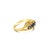 Contemporary Marquise Sapphire Ring 14k Yellow Gold, Size 9 For Sale - Image 3 of 3