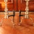 Pair of Antique American Brass Andirons With Turned Finials For Sale - Image 4 of 13