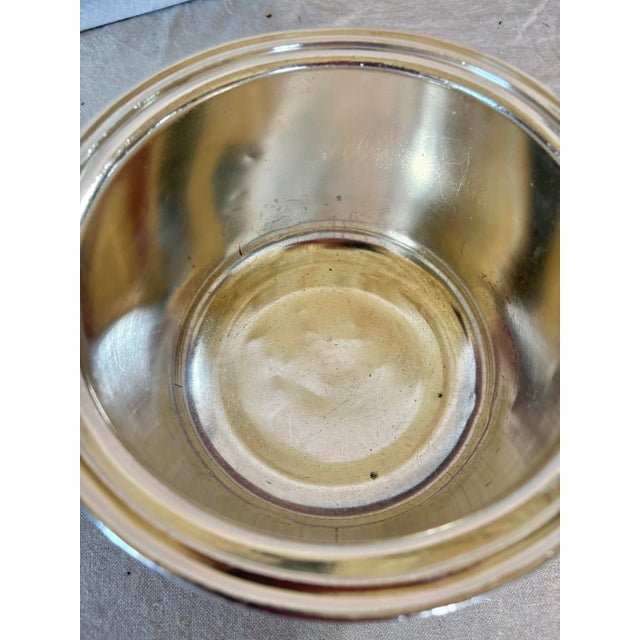 Silver 20th Century Reed & Barton Sheraton Hotel Silver Silverplate Chiller, Ice Bowl For Sale - Image 8 of 11