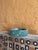 Modern Green Marble Fluted Vessel Sink, Round Countertop Vanity Basin For Sale - Image 6 of 10
