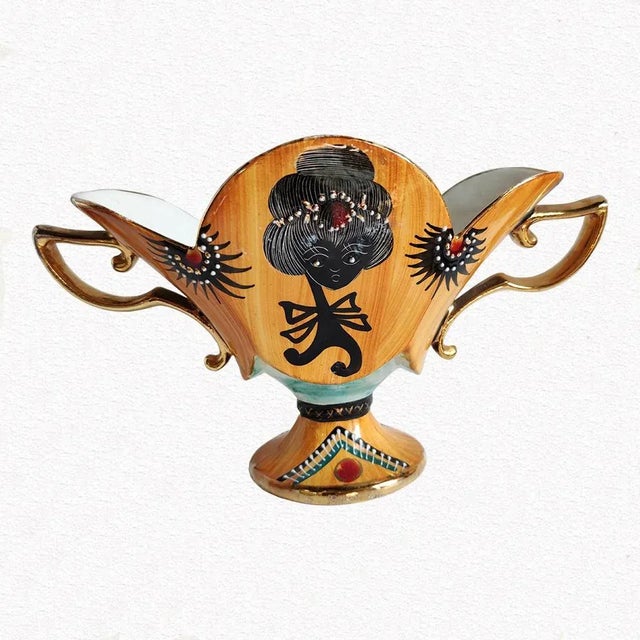 Ceramic Table Centerpiece from C. A. T. For Sale - Image 4 of 16