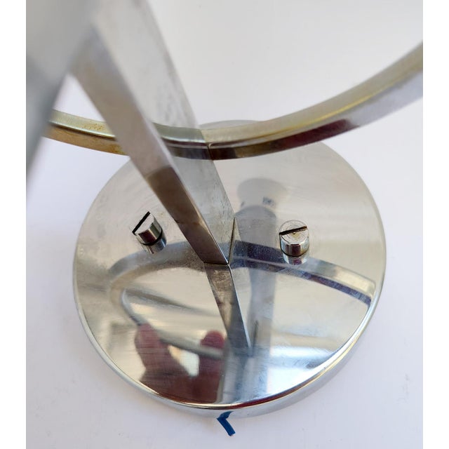 Silver Vintage Space Age Wall Lamp by Gaetano Sciolari, 1970s For Sale - Image 8 of 13