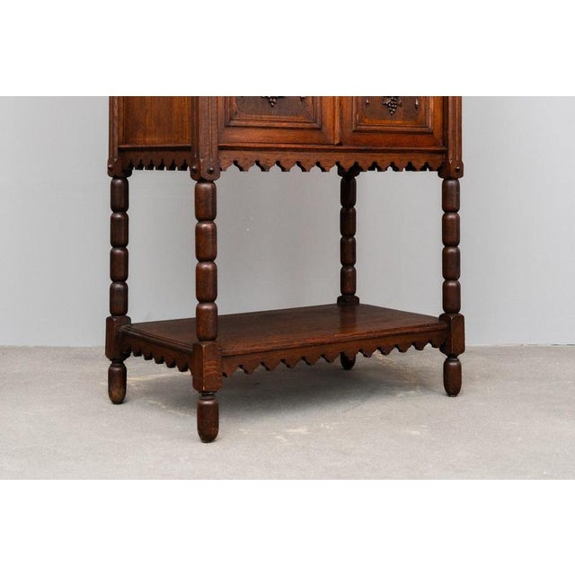 Wood Gründerzeit Oak Sideboard, Late 19th Century For Sale - Image 7 of 18