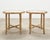 Pair of Danny Ho Fong Organic Modern Rattan Marble Tables For Sale - Image 9 of 18