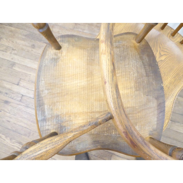 Vintage Windsor Side Chairs - a Pair For Sale - Image 4 of 6