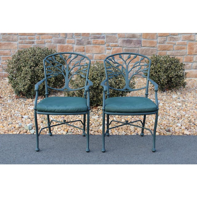 Woodard Aluminum Patio Chairs From the Heritage Collection—A Pair For Sale - Image 18 of 18