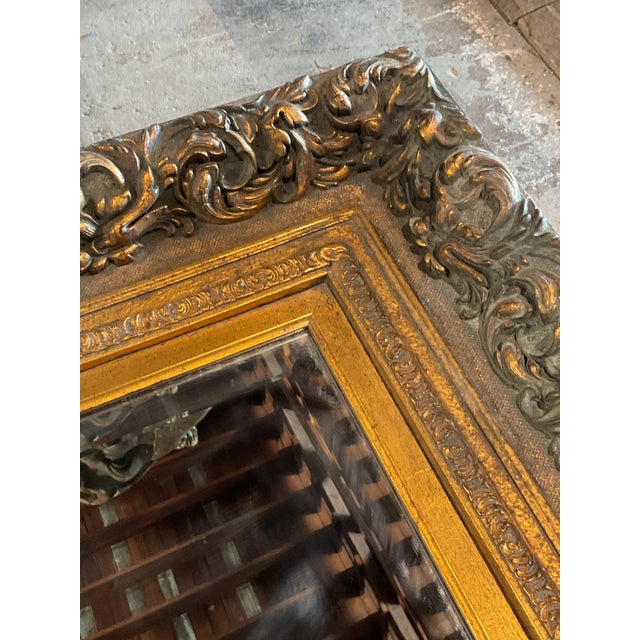 Vintage Gilt Wood Mirror For Sale - Image 12 of 12