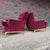 T.H. Robsjohn Gibbings Pair of t.h. Robsjohn Gibbings Lounge Chairs Redone in Mohair. For Sale - Image 4 of 11
