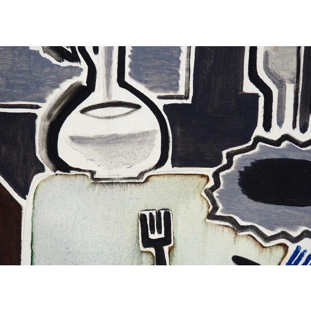 Oil on Canvas Painting by K.J For Sale - Image 4 of 8