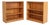 1960s Pair of Danish Modern Pine Bookcases, Mogens Koch Style For Sale