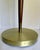 Mid-Century Modern Walnut, Brushed Gold & Cast Iron Smoking Stand Pedestal Table For Sale - Image 13 of 13