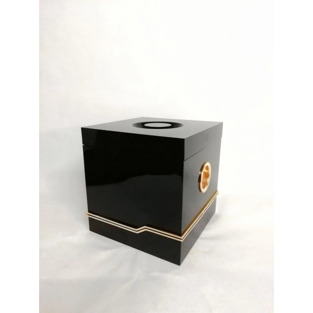 Black Ice Chest, 1970s For Sale - Image 4 of 7