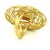 1970s Italian Modernist 18k Gold Openwork Spiral Statement Ring, Size 6 For Sale - Image 11 of 15