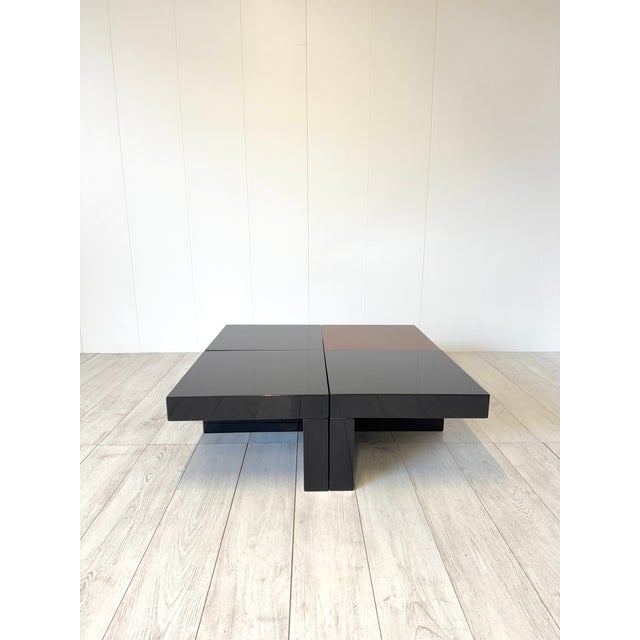 Modular Model Nac Coffee Tables by Cesare Augusto Nava, Italy, 1970s, Set of 4 For Sale - Image 10 of 12