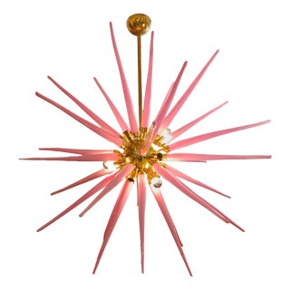 Sputnik Spikes Pink Lamp, 1960s For Sale