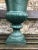 Large 19th Century French Cast Iron Campana Urns For Sale - Image 5 of 9