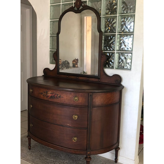 1930s Berkey & Gay Dresser with Mirror Chairish
