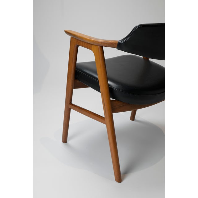 Rare Model 42 Arm Chair by Erik Kirkegaard for Høng Stolefabrik, Denmark, 1950's For Sale - Image 9 of 11